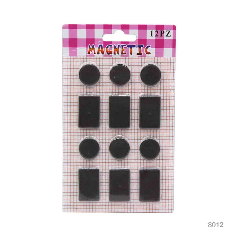 Magnet Set | Assorted Shapes | 12Pcs