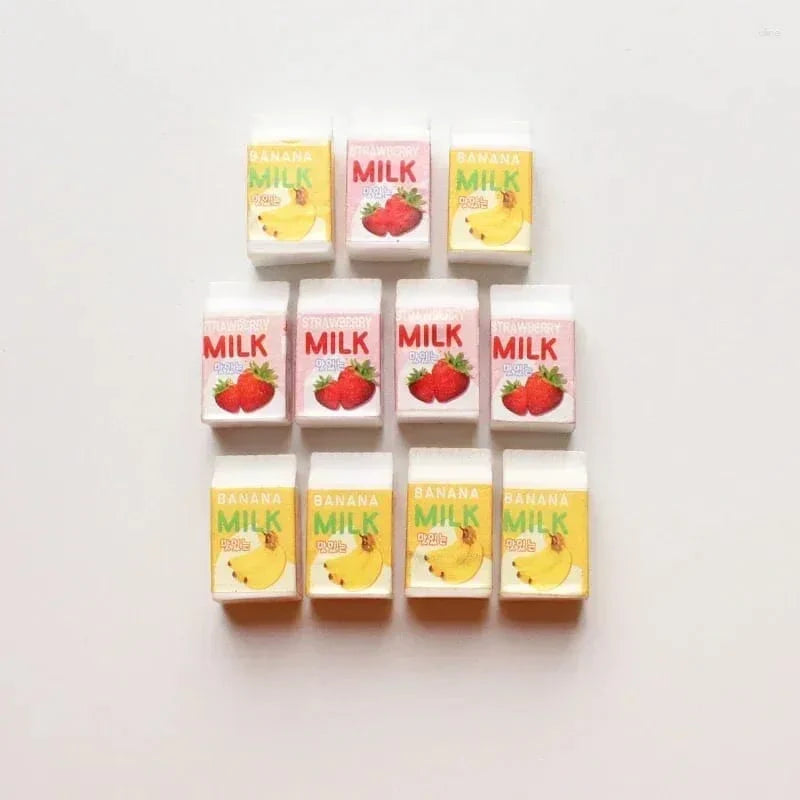 Miniature Milk Tetra Pack | 10 Pcs