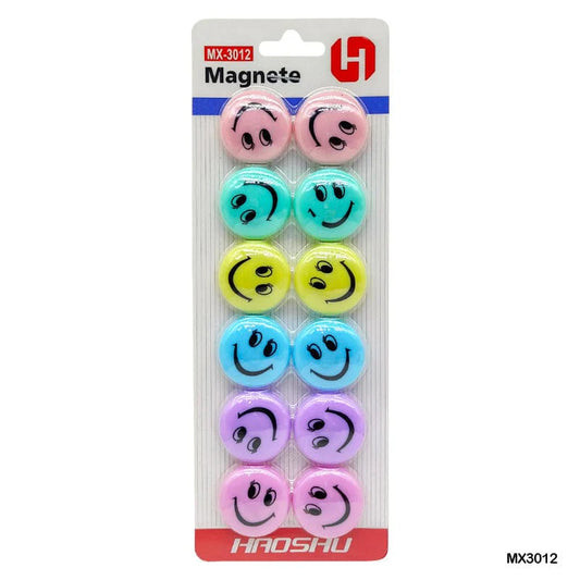 Smiley Pastel Magnet | 30mm | 12pcs