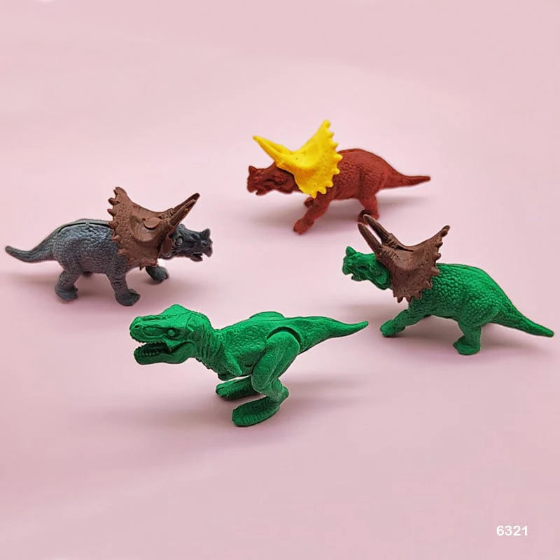 Cute Dinosaur Eraser | Set of 6