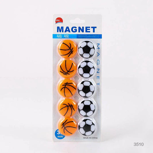 Football & Basketball Magnets | 35mm | 10pcs