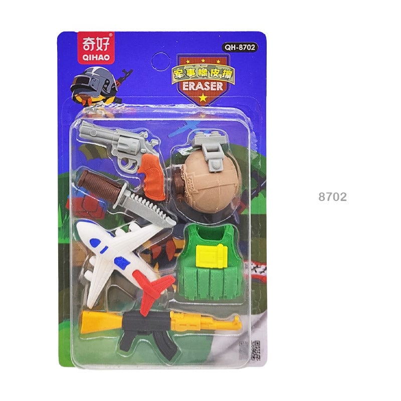 Military Eraser Set