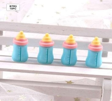 Miniature Milk Bottle | 10 Pc