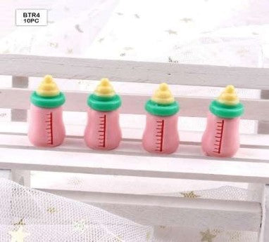 Miniature Milk Bottle | 10 Pc