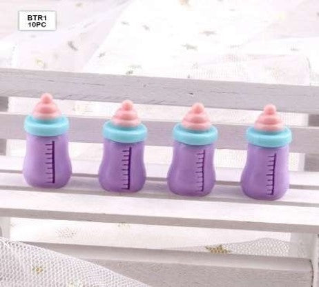 Miniature Milk Bottle | 10 Pc