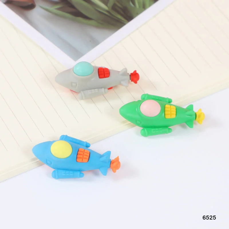 Space Ship Eraser | Set of 6