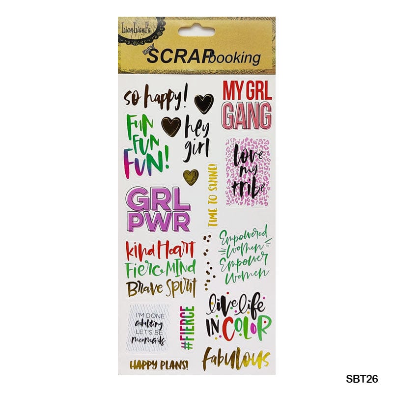 Scrap Book Journaling Sticker for Girls