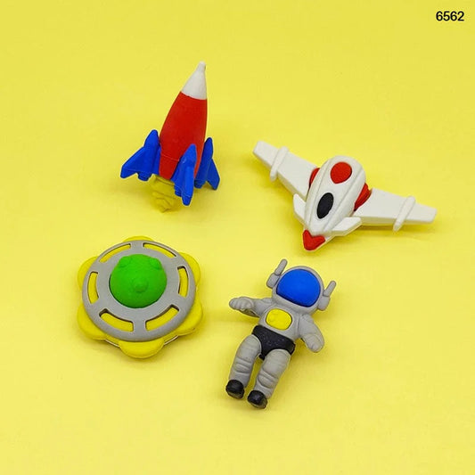 Space Themed Eraser | Set of 4