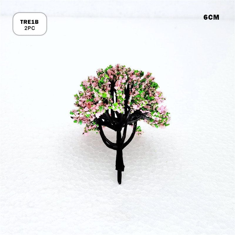 Miniature Tree with Flowers | 2 Pc