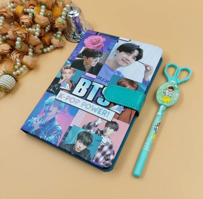 Cute BTS Dairy With Magnet Lock